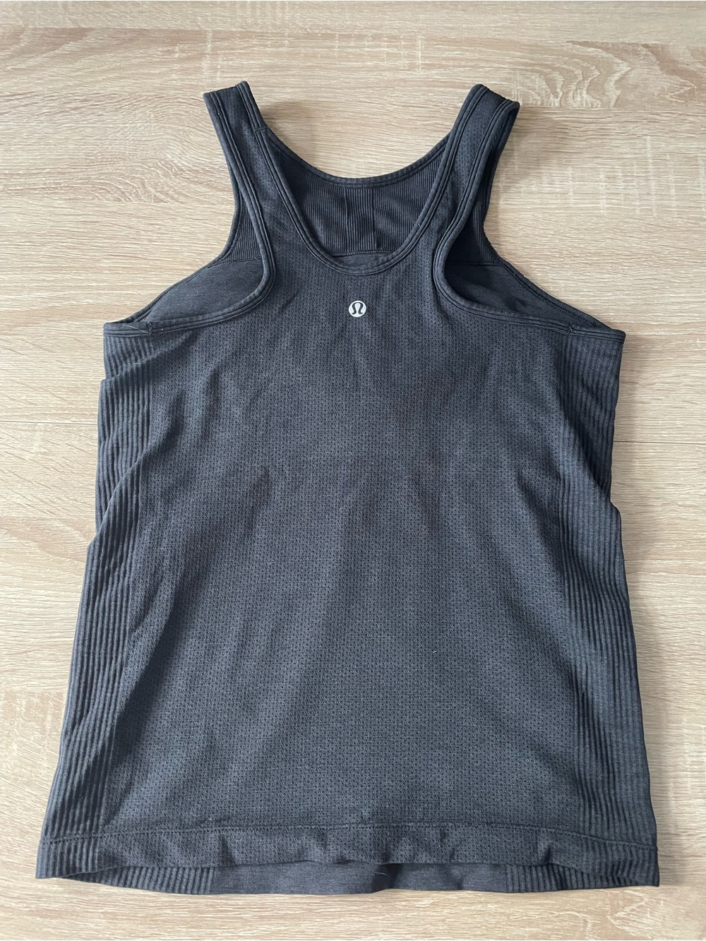 lululemon athletica Black Ribbed Racerback Tank